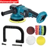 Cordless Car Buffers Polishers Kit for Makita Battery,6 Inch Orbital Polisher,6 Variable Speed, Portable Polishing Waxer Machine 1