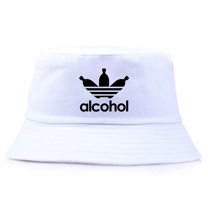 

Fashion Summer Beer Drinking Alcohol Bucket Hat Woman Man Outdoor Reversible Fisherman Cap Unisex Casual Cool Cotton Panama Hats