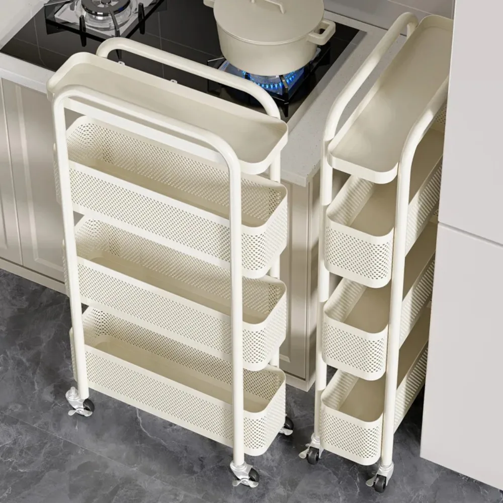 Kitchen Multi-Functional Storage Trolley
