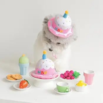 Chapeau Anniversaire pour Chiens Brodé HBD - 2025 - Doglovedesign : Vêtement et accessoires pour chiens