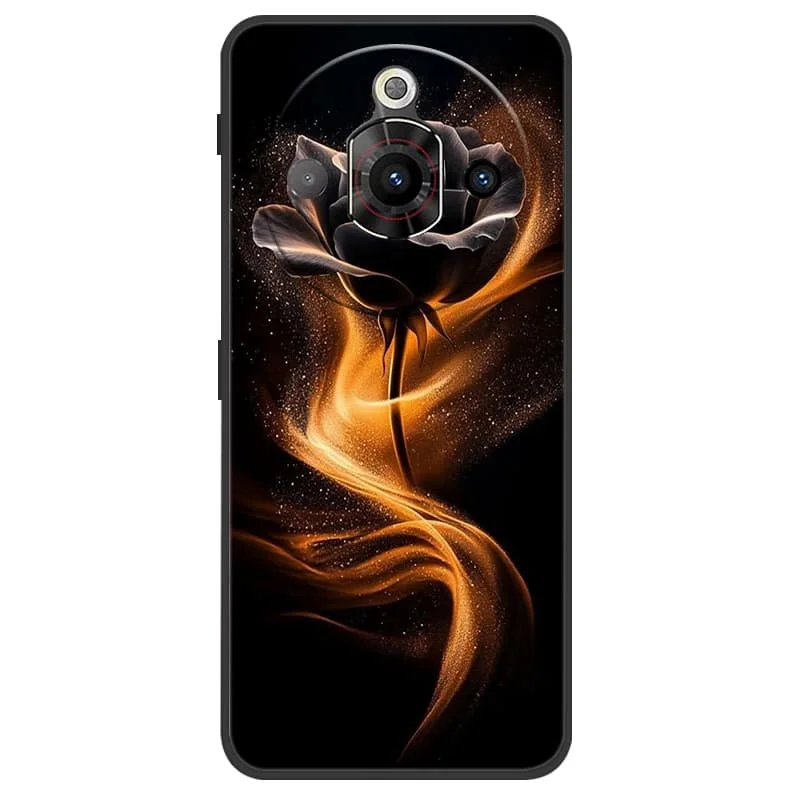 Cute Fashion Black Silicone Soft Phone Case - Shockproof Back Cover Shell