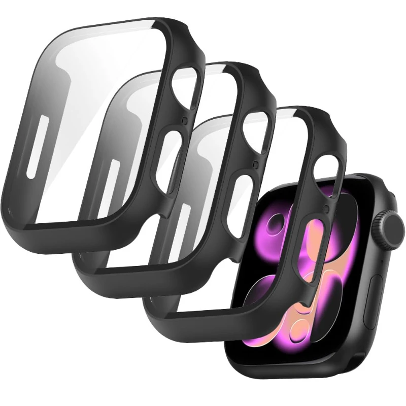 ตัวเลือกสินค้า เคสกันกระแทก 3 ชิ้นสำหรับ Apple Watch หลายขนาด