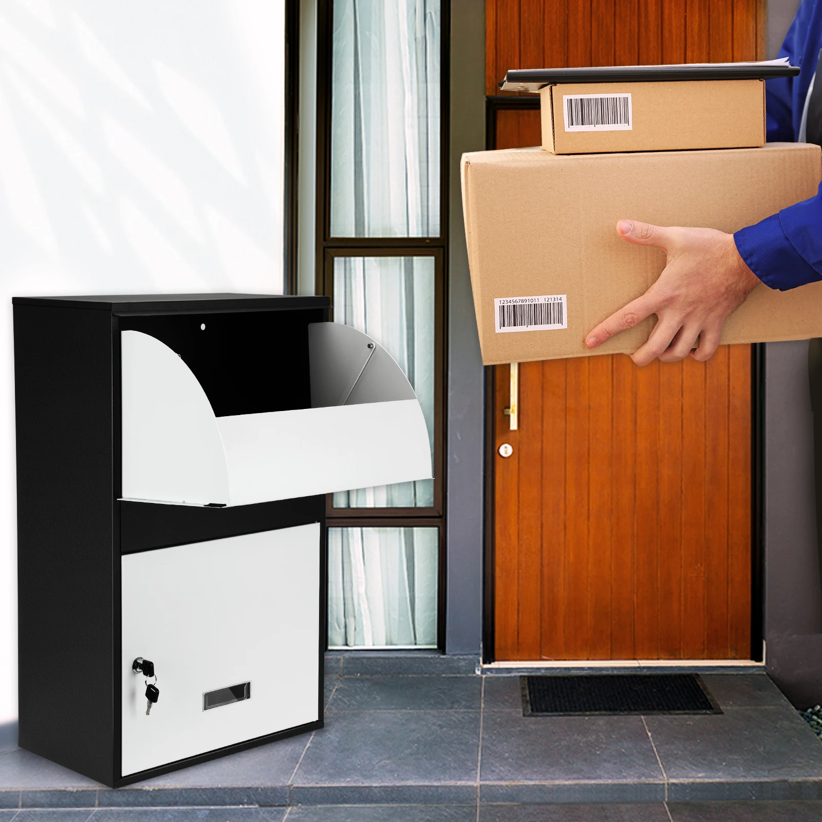 Caixa De Correio Inteligente Para Casa, Caixa Segura De Encomendas Para ...