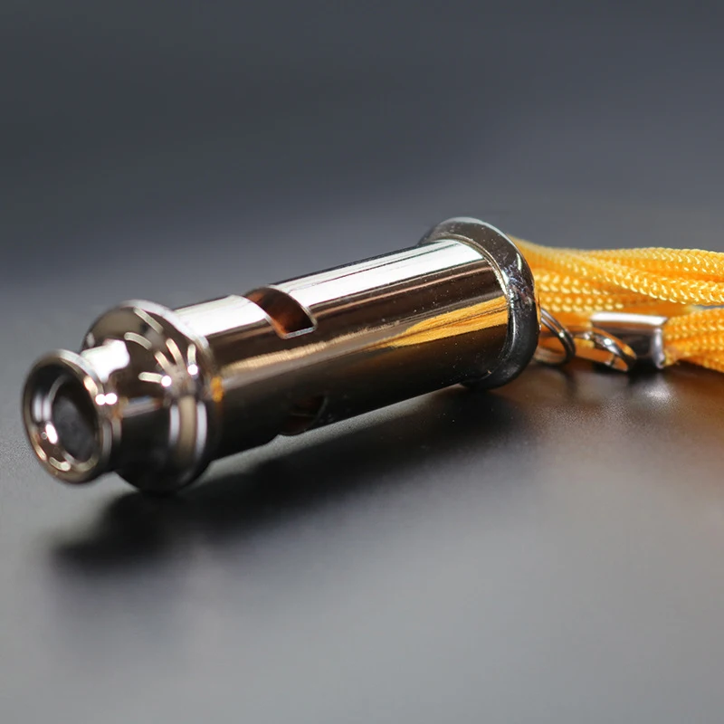 Training Referee Metal Whistle With Neck Chain Outdoor Sports Dog Training Emergency Security Coaches Lifeguards Survival Sport