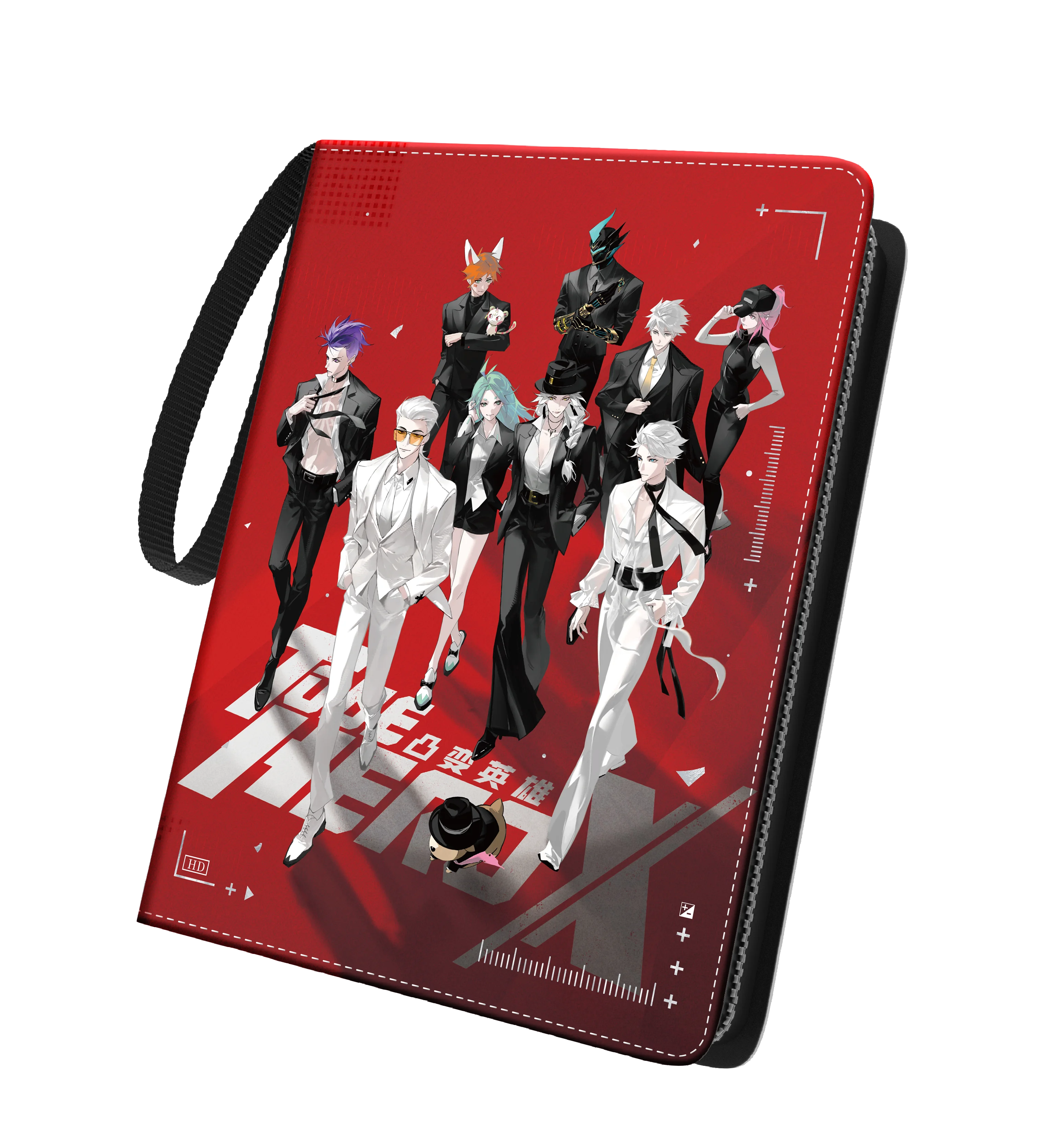 To Be Hero X Acrylic Collection Card Binder 3 Pockets(red) & 4