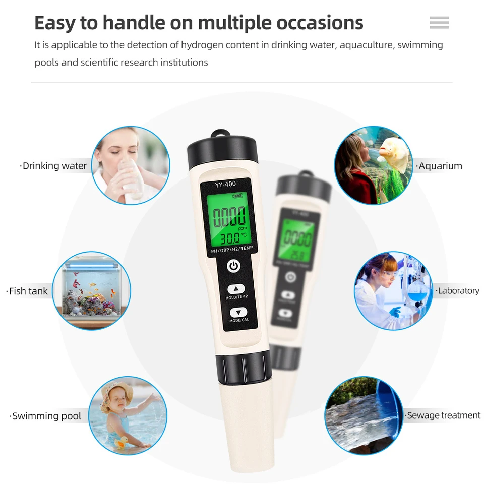 Tuya WiFi 7in1 Tester di qualità dell'acqua Analizzatore dell'acqua