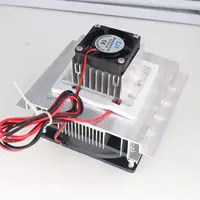 Kit de réfrigération semi-conductrice 12V DIY, boîte isotherme avec thermostat électronique, déshumidificateur, module Peltier et radiateur 4