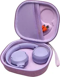 Durable Protective Hard Case for Foldable Wireless Headphones (Purple)