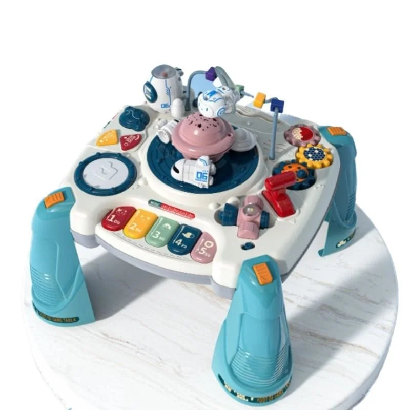 K-star STEAM Science And Education Learning Table Multi Functional Early Education Toys Double Sided Bilingual Game Table