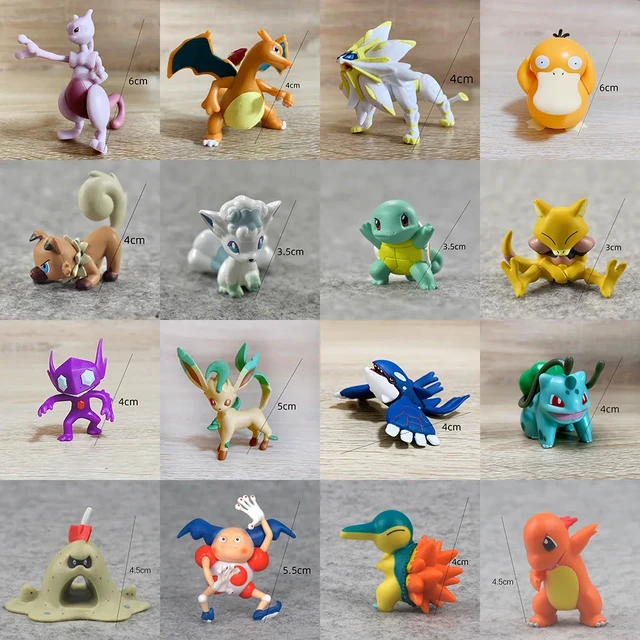 Ensemble de 6 figurines Pokemon 6-10cm, jouets en PVC, cadeau  d'anniversaire pour enfants - AliExpress