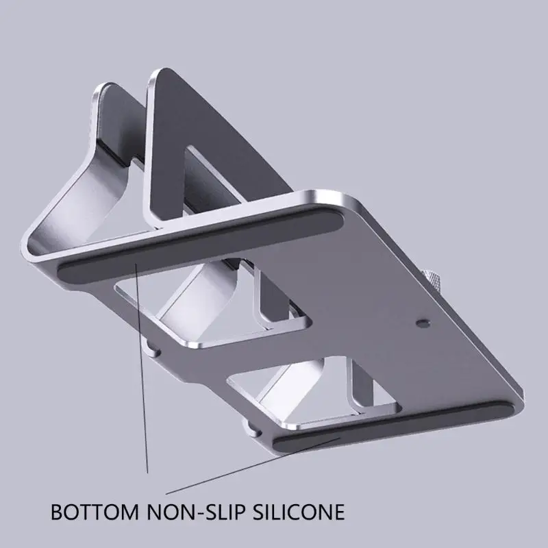 R53C Vertikaler Laptop-Ständer, Schreibtisch-Laptop-Halter, Laptop-Dockingstation, Ständer für Tablets, Telefon, Laptop – Detail 7