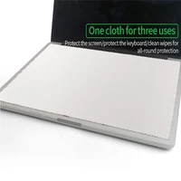 Premium Screen Keyboard Protection Microfiber Liner Cleaning Cloth for Macbook Pro 13 15 16 Inch Dustproof Soft Thick PC Cleaner 2