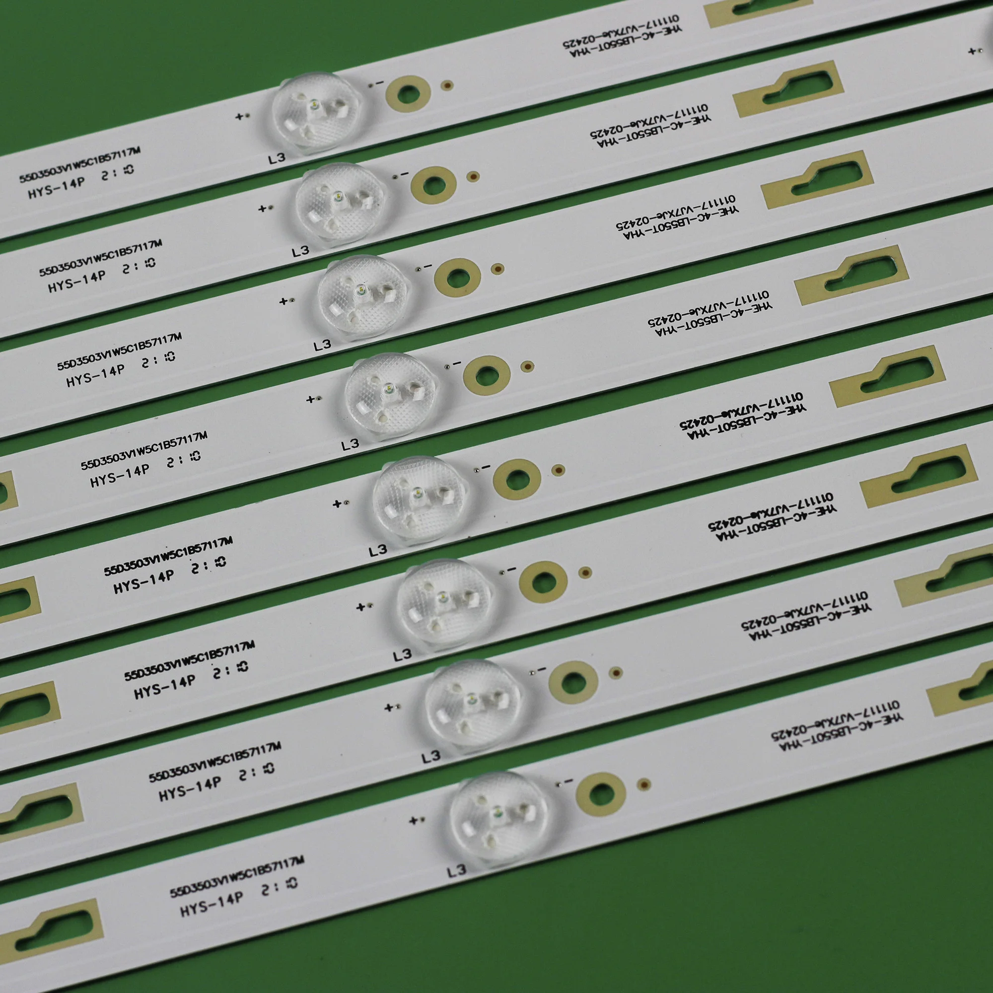 Tira de Retroiluminação Led 55d1600 D55e161 55l36cmc 55u3600c 55u36cmc 55hr332m05a3 v0 v1 4c-lb550t-hr1 55d1620 55fb3103 T55d18sfs01b - Imagem 2