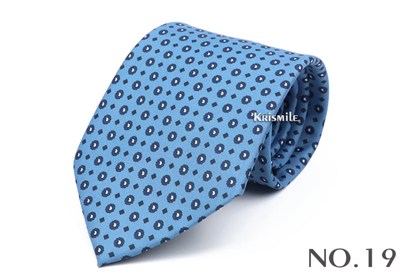 9cm Braun Blau Männer Krawatte Vintage Floral Geometrie Druck Krawatte Mens Hochzeit Business-Meeting Anzug Hemd Täglichen Tragen Zubehör – Detail 21