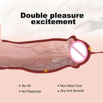 New Soft Realistic Thick Big Dildo Large Suction Cup Dick Anal Plug Rose Toy for Men Women Lesbian Skin Feel Masturbation Penis 6