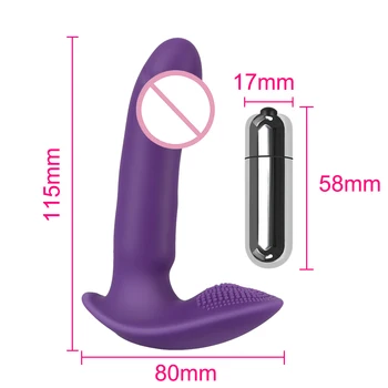 IKOKY Silicone Vibrator Vaginal Massage Wearable Dildo Adult Sex Toys for Woman Female Masturbator G Spot Clitoris Stimulator 4