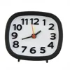 Alarm Clock Clock Alarm Battery Bedside Clock Clocks Night Operated Quartz Rectangle Silent Bedside Clocks Black 3
