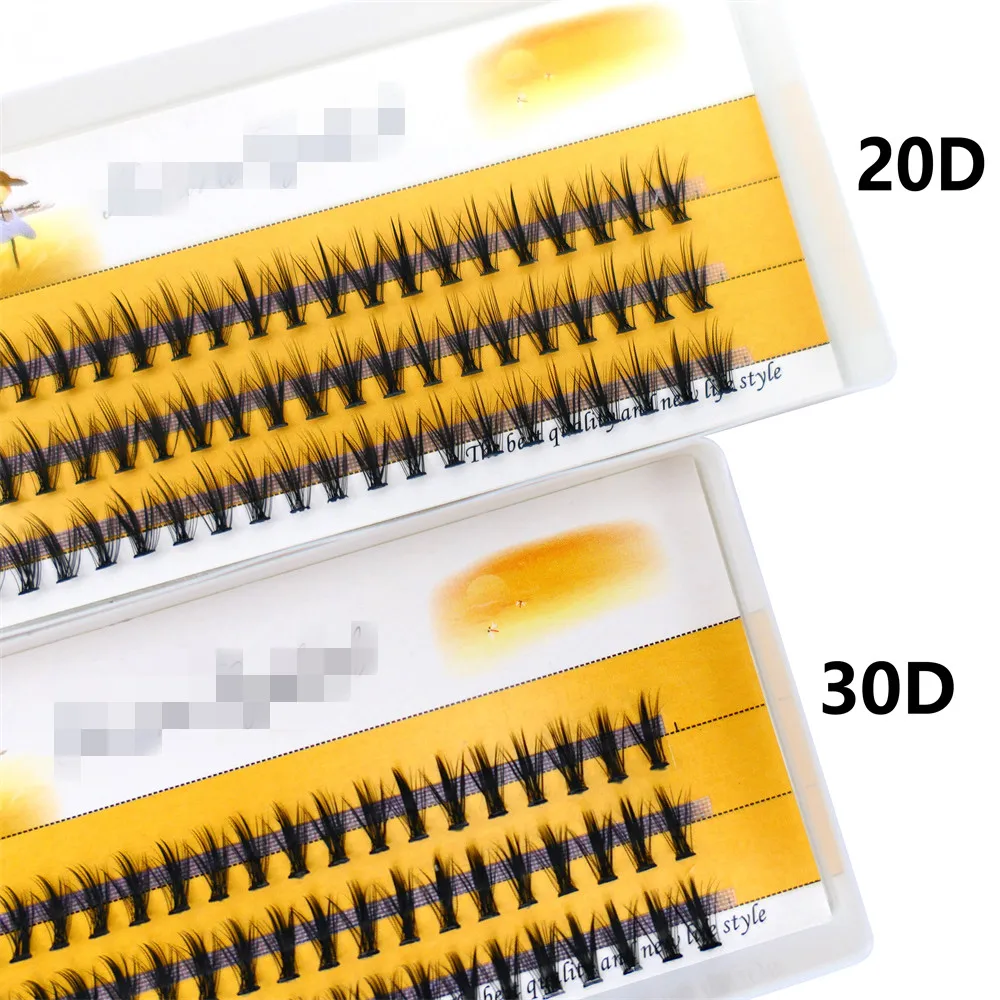 Фото Натуральные норковые ресницы 20D/30D, мягкие 3D накладные ресницы, профессиональный макияж, инструмент для наращивания ресниц, бесплатная доставка в Россию №1