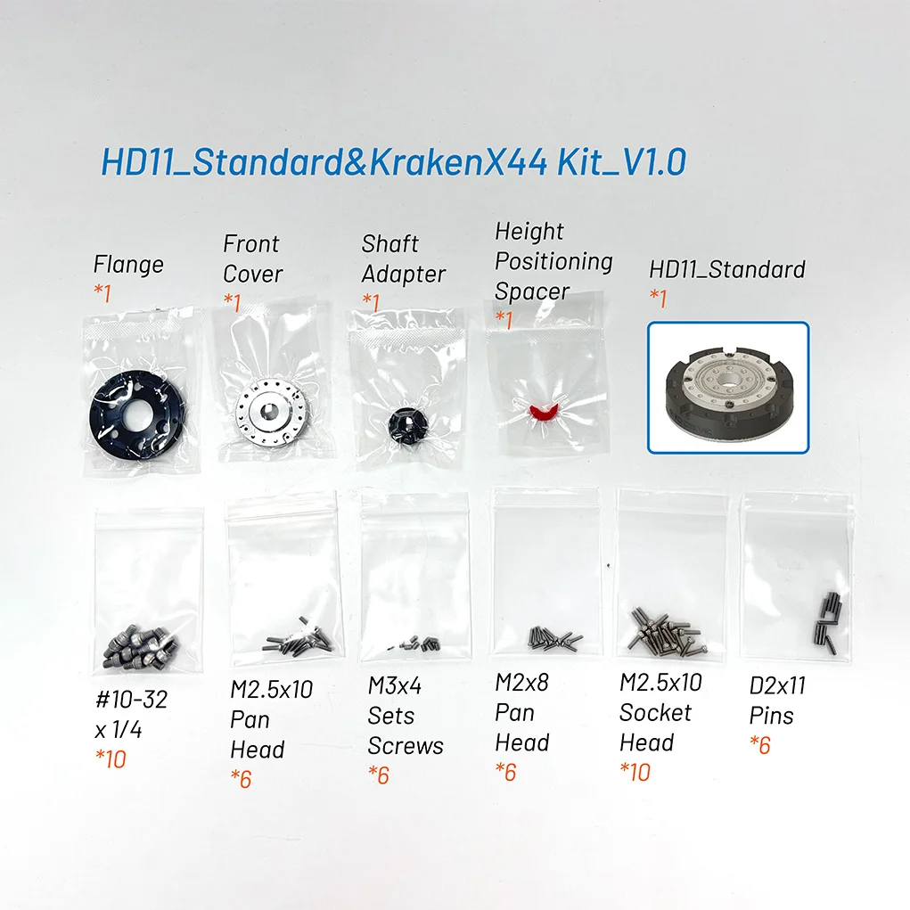 SitoDrive 하모닉 드라이브 HD-11& Kraken X44 모터 조립 키트(FRC FIRST 로봇 경쟁 대회용)