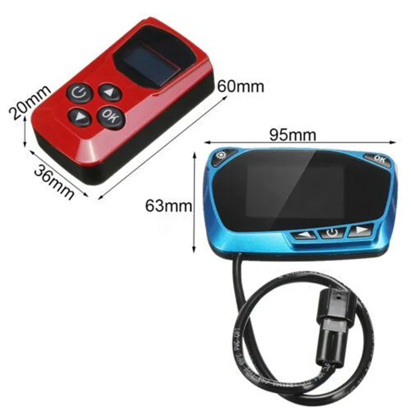Car Parking Heater Controller Switch 12/24V LCD Monitor Car Air Diesel Heater Controller Switch