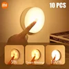 Xiaomi LED Touch Night Light 500mAh Battery USB Rechargeable Wireless Led Lamp Magnetic For Bedroom Bedside Table Lighting 1