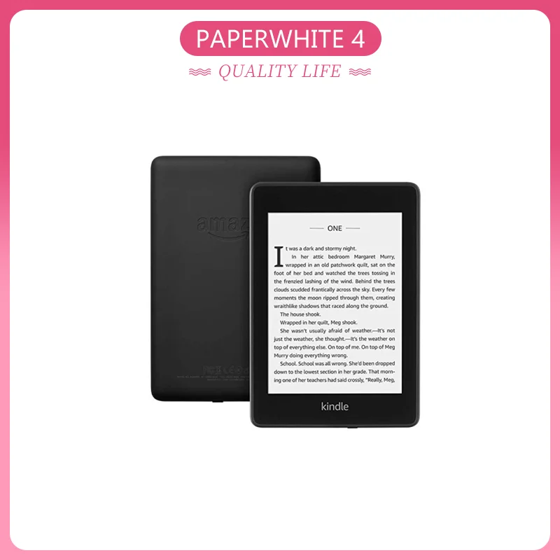 Kindle Paperwhite 4 10th Gen PQ94WIF 8GB Wi-Fi Black eBook Reader