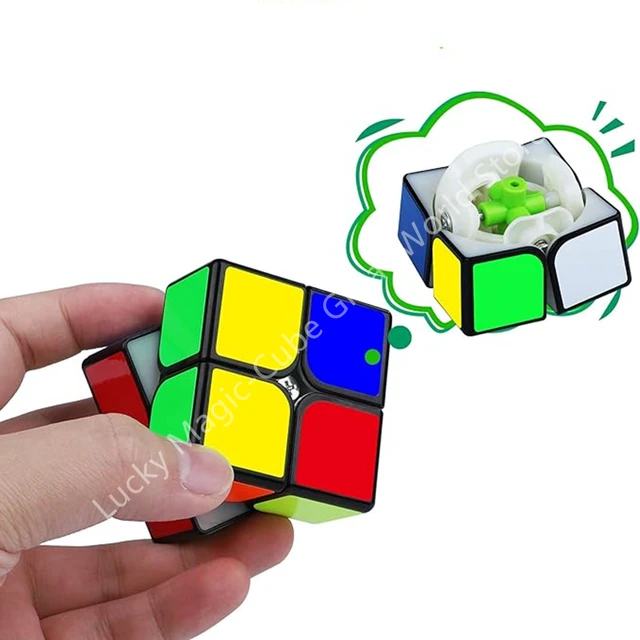 Qiyi 2x2 Professtional Fast Smooth Turning Magic Speed cube Stickerless Magic Cube Speed Puzzle Cubes Toys Gift 3