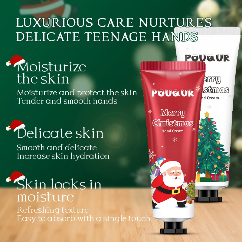 Christmas Hand Cream Sets 5pcs/Set Moisturizing Nourishing Skin Care