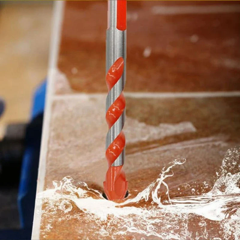 Drill Bits 3/4/5/6/8/10/12mm Tile Drill Bits For Glass Ceramic Concrete Hole Opener Hard Metal Alloy Triangle Bit Tools