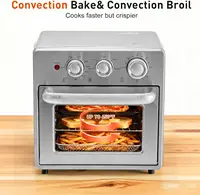 Air Fryer Toaster Oven Combo, 16.9QT Oven Countertop 5 Functions in 1 4