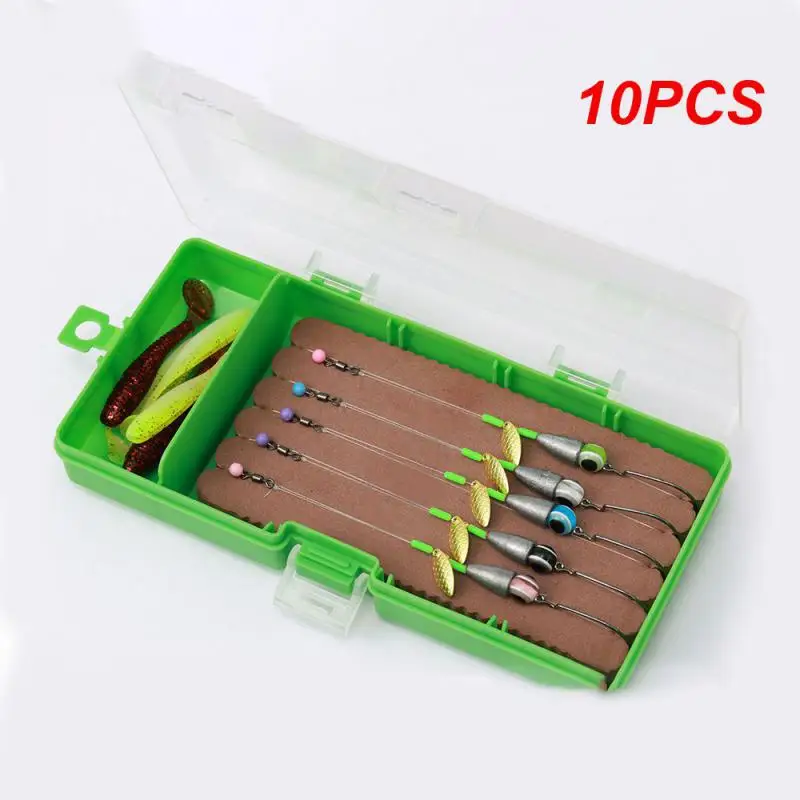 

10PCS Fake Bait Fishing Group Soft Bait Fishing Set Fishing Supplies Fishing