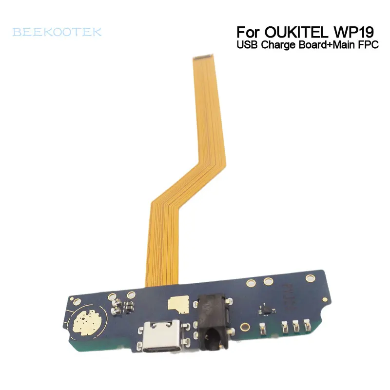 

New Oukitel WP19 USB Board Headphone Jack Charging Port Board With Main FPC Connect Motherboard FPC For Oukitel WP19 Smartphone