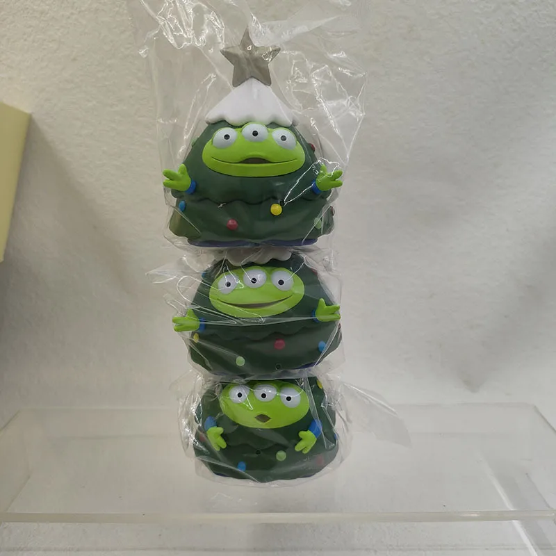 Disney Cartoon Toy Story Alien Christmas Tree Jenga Decorazione Carina Regalo Di Compleanno Ornamenti Collezione Per Bambini Regali Di Compleanno