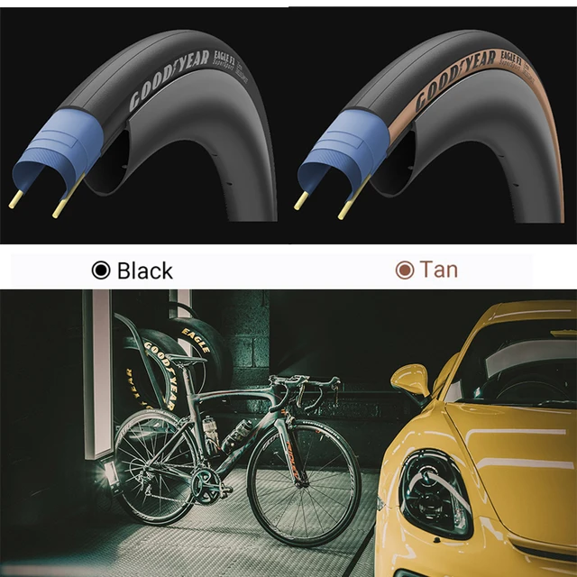 Goodyear Eagle F1 Road Bike Tires Tubeless/Tube Tyre 700x25C