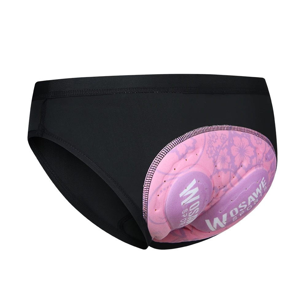 WOSAWE Womens Cycling Underwear Breathable MTB 3D Jamaica
