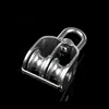 304 A2 Stainless Steel M15 M20 M25 M32 M50 Rotation Double Pulley Traction Lifting Sailing Boat Loading Pulley Block 4