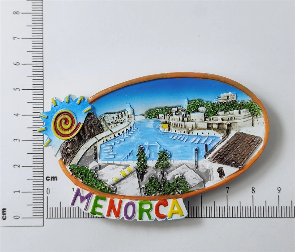Imán 3D Para Nevera De Mallorca, España - Recuerdo Decorativo En Resina, Ideal Como Regalo O Decoración Del Hogar