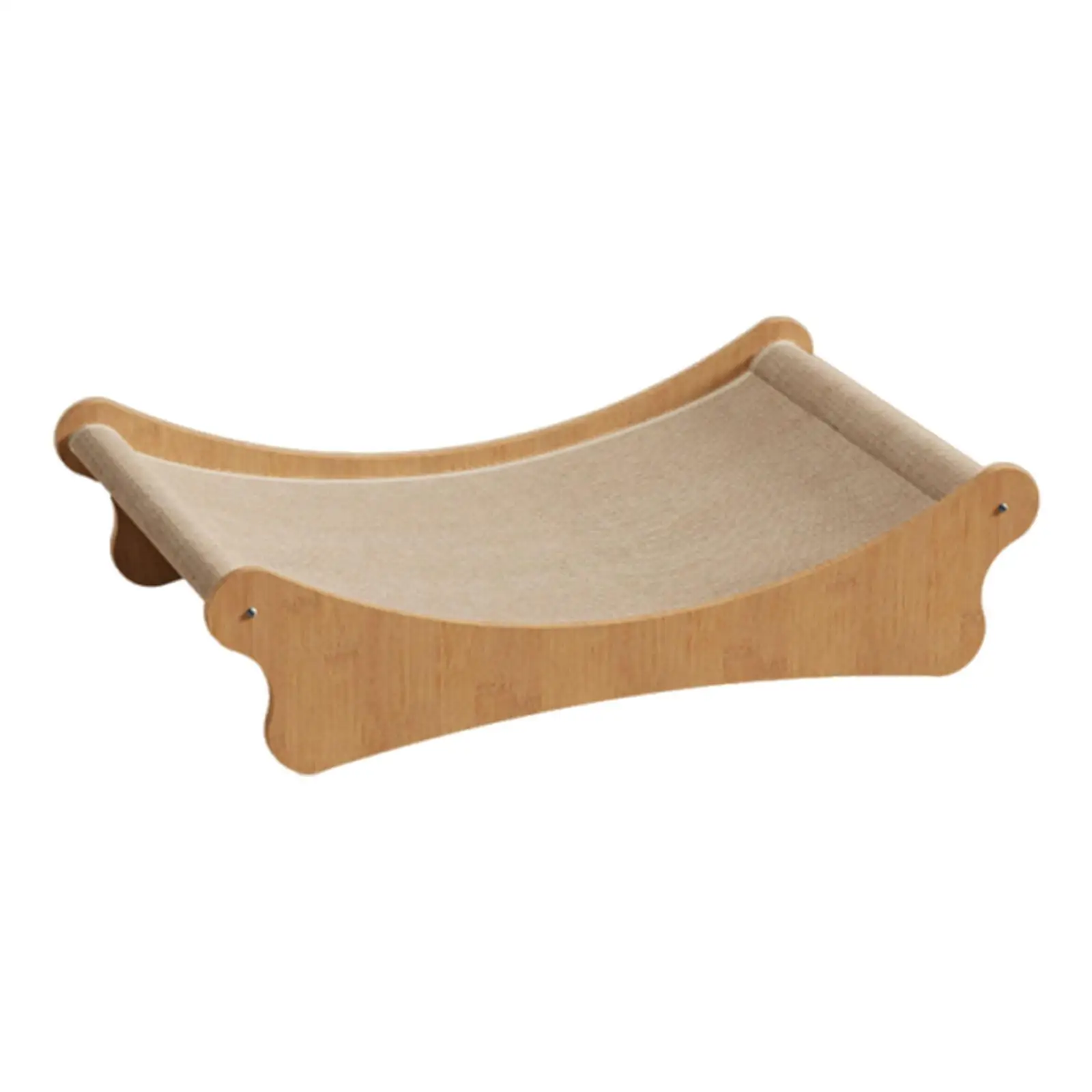 Cat Scratcher Bed, Gift, Grinding Claw Toy, Rest Wear Resistant, Wooden, Pet Furniture Playing Scratch Pad Cat Scratching Board