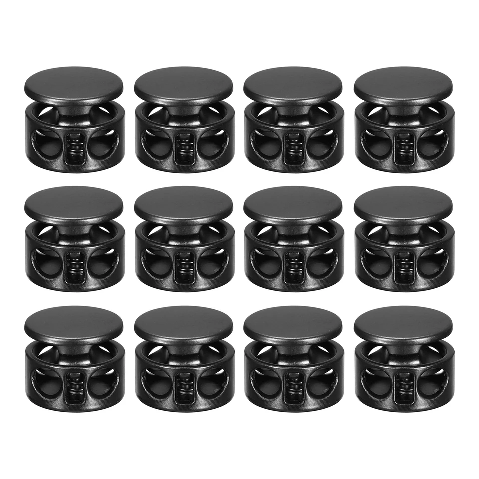 12 Pack Durable Metal Cord Locks for Drawstrings
