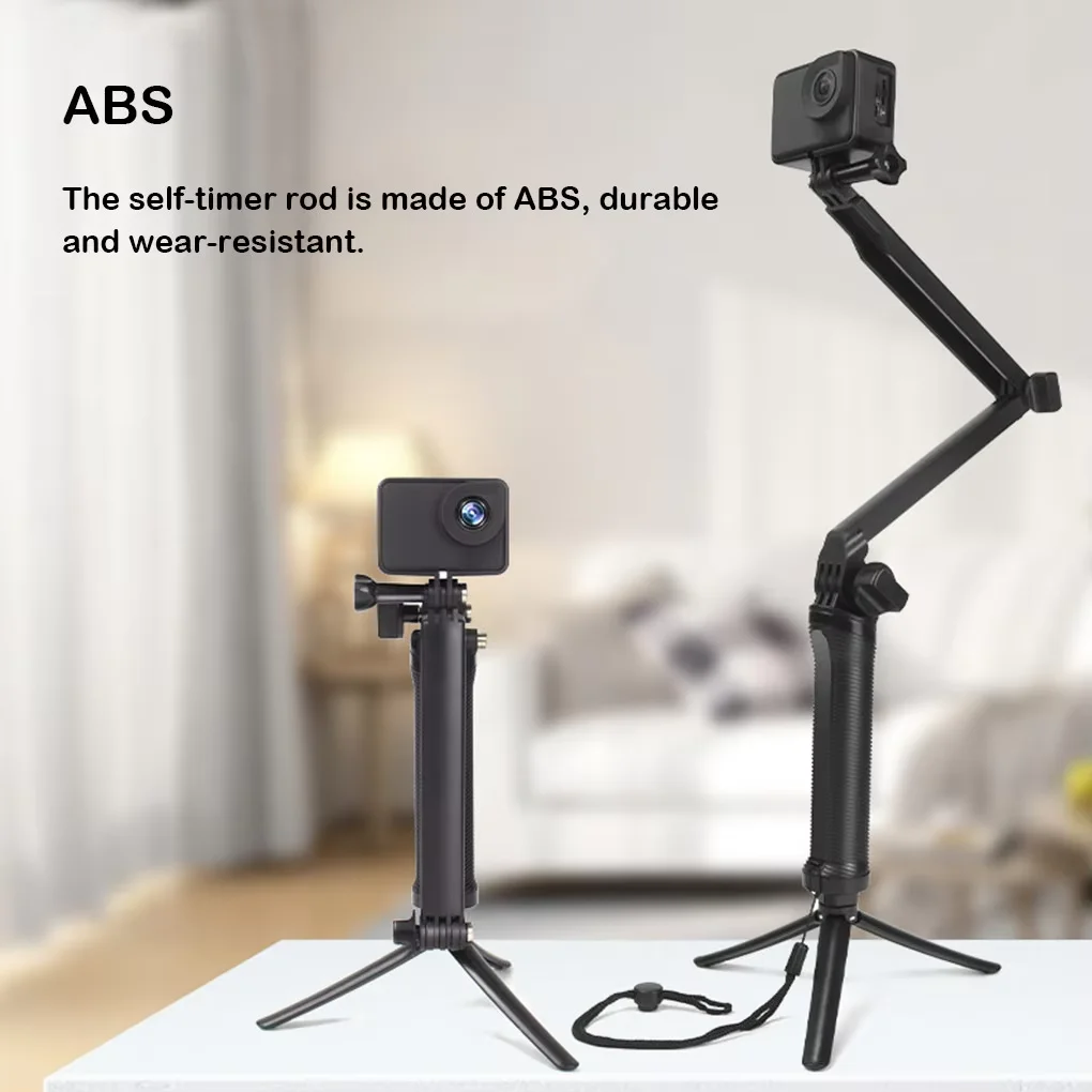 Description Picture 3 of itemSports Cameras for GoPro Hero 10 9 Selfie Stick Adjustable 360° Rotation Tripod Extension Rod Foldable Monopod Self-timer