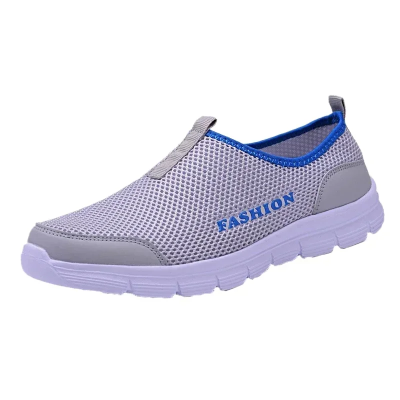 Breathable Mesh Casual Men Shoes Summer Sneakers Lightweight Slip on Sandals