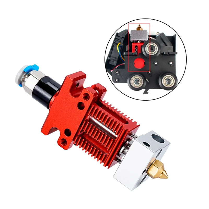 3D Printer Parts CR6 SE J-head Assembled Print Head Hot End Hotend Kit All Metal Extrusion Extruder for Ender 3 CR5 PRO CR6 SE - 2