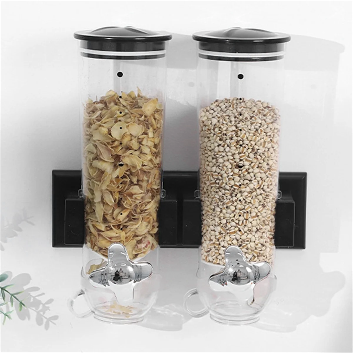 Food Jar Dispenser Safe Airtight High Capacity Grains Cereal Bucket Dispenser for Kitchen Food Storage Cereal Bucket C 5