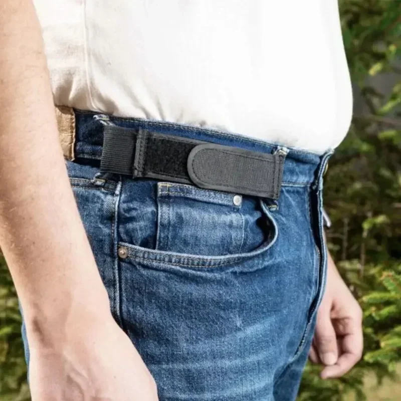 Schnallenfreie Taillengürtel für Herren, ultraweich, ohne Schnalle, elastische Gürtel, modisch, bequem, stilvoll, Gürtelschlaufe, schnallenfreier Gürtel, Unisex – Detail 7