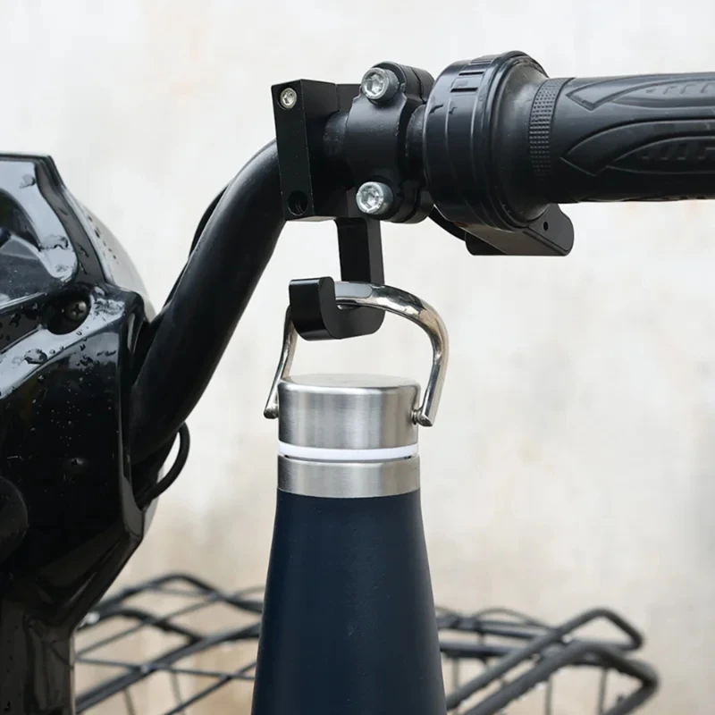 Motorcycle Handlebar Storage Hook Scooter Luggage Bag Hanger Helmet Hook Storage Bag Aluminum Holder for Electric Vehicles