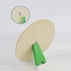 Wooden Clock Model Teaching Aid Montessori Learning Clocks with Cards Kindergartner Toy for Game Interaction Playroom Wall 5
