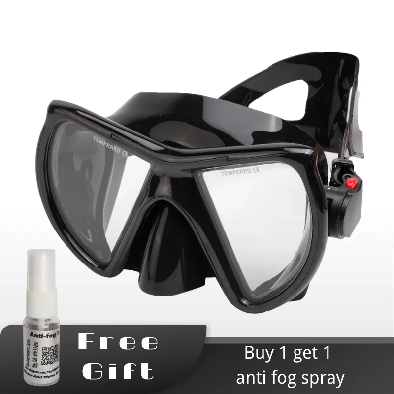 Scuba Diving Mask Tempered Glass Dive Mask Freediivng Big Eyes Large