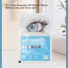 20pcs Eyelid Wipes Disposable Safe Tea Tree Essential Oil Eye Cleansing Wipes Relief Eyes Itchy Dry Reduce Allergies Fatigue 3