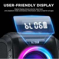 W-KING 250W PEAK Large Bluetooth Speaker Loudest/Massive 120dB/12 Custom Bass, V5.3 Big Party Boombox Portable Speaker Wireless - Image 4