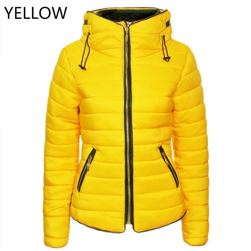 2022 Women's Fashion Winter Warm coat Extra thick jacket Women's quilted hat quilted coat best winter jackets